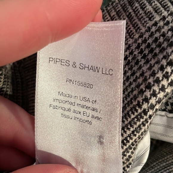 Veronica Beard Cormac Plaid Houndstooth Cropped Trouser Pants Casual Work - Picture 8 of 8